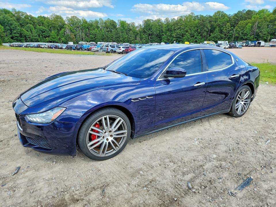 2017 Maserati Ghibli მანქანა იყიდება აუქციონზე, vin: ZAM57RSLXH1205243, აუქციონის ნომერი: 57031346