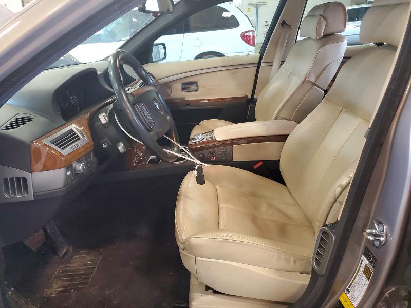 2006 Bmw 750 მანქანა იყიდება აუქციონზე, vin: WBAHL83556DT02687, აუქციონის ნომერი: 55890306