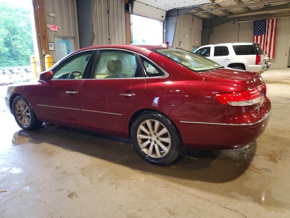 2009 Hyundai Azera მანქანა იყიდება აუქციონზე, vin: KMHFC46D69A380399, აუქციონის ნომერი: 56860186