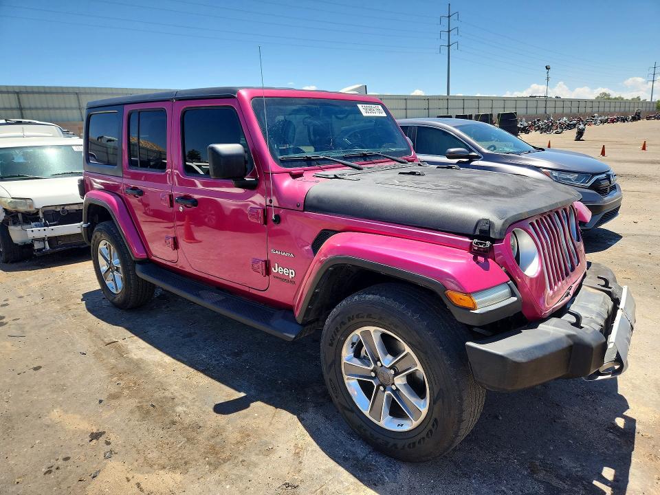58989166 :رقم المزاد ، 1C4HJXEG3MW840727 vin ، 2021 Jeep Wrangler Unlimited مزاد بيع
