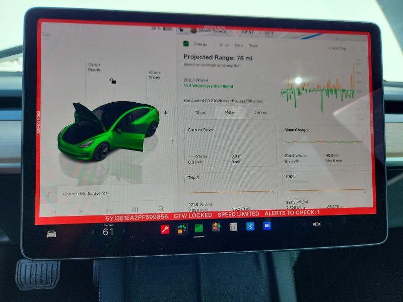 Продажа на аукционе авто 2023 Tesla Model 3, vin: 5YJ3E1EA2PF599856, номер лота: 55514376