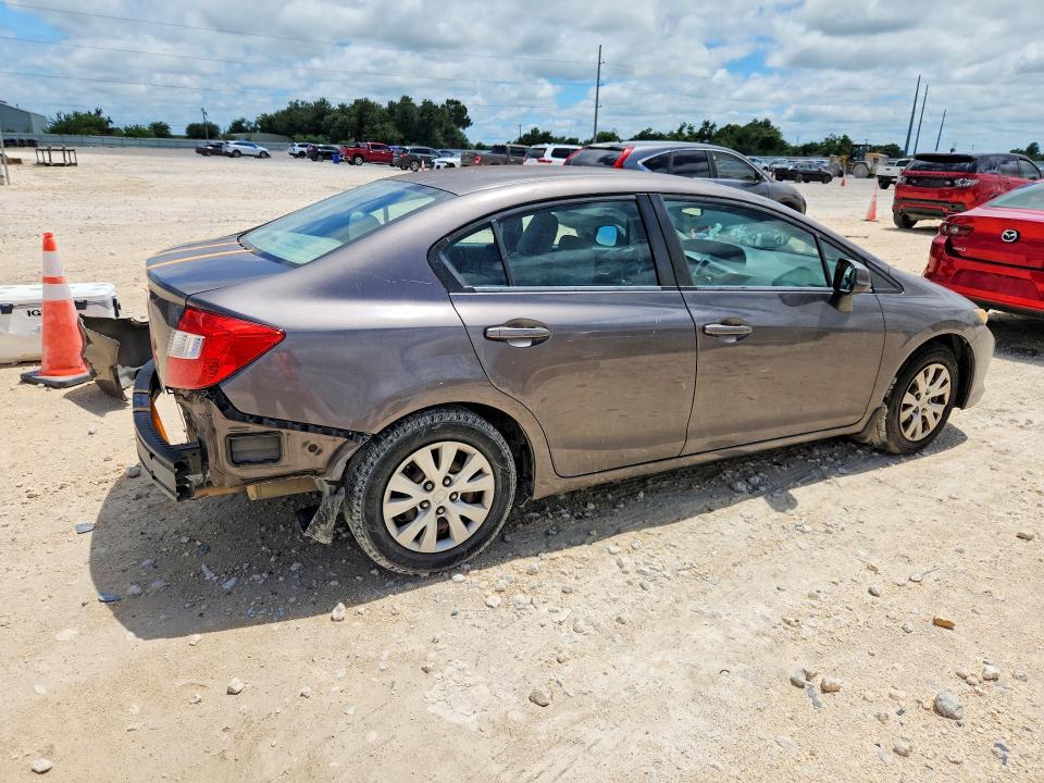 2012 Honda Civic მანქანა იყიდება აუქციონზე, vin: 19XFB2F56CE061044, აუქციონის ნომერი: 57747576