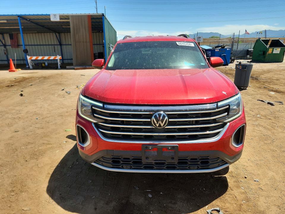58205456 :رقم المزاد ، 1V2HR2CA3RC541076 vin ، 2024 Volkswagen Atlas مزاد بيع