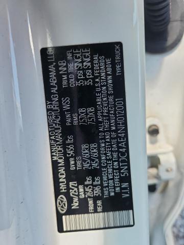 Продаж на аукціоні авто 2022 Hyundai Santa Cruz, vin: 5NTJC4AE4NH012001, номер лоту: 58446596