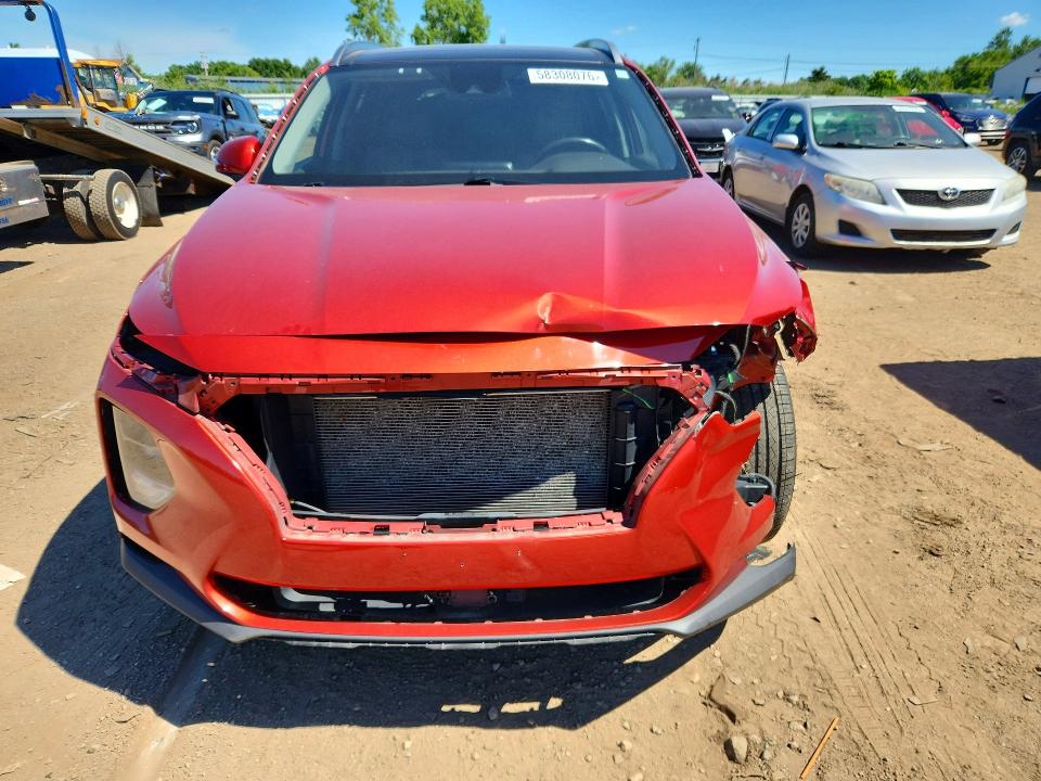 2019 Hyundai Santa Fe მანქანა იყიდება აუქციონზე, vin: 5NMS5CAD6KH085572, აუქციონის ნომერი: 58308076