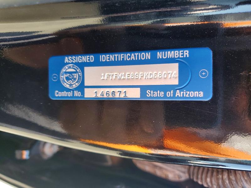 57957636 :رقم المزاد ، 1FTFW1E89PKD68074 vin ، 2023 Ford F150 مزاد بيع