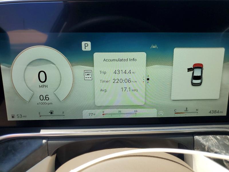 57962886 :رقم المزاد ، KMTFC4SD6SU049774 vin ، 2025 Genesis G90 مزاد بيع
