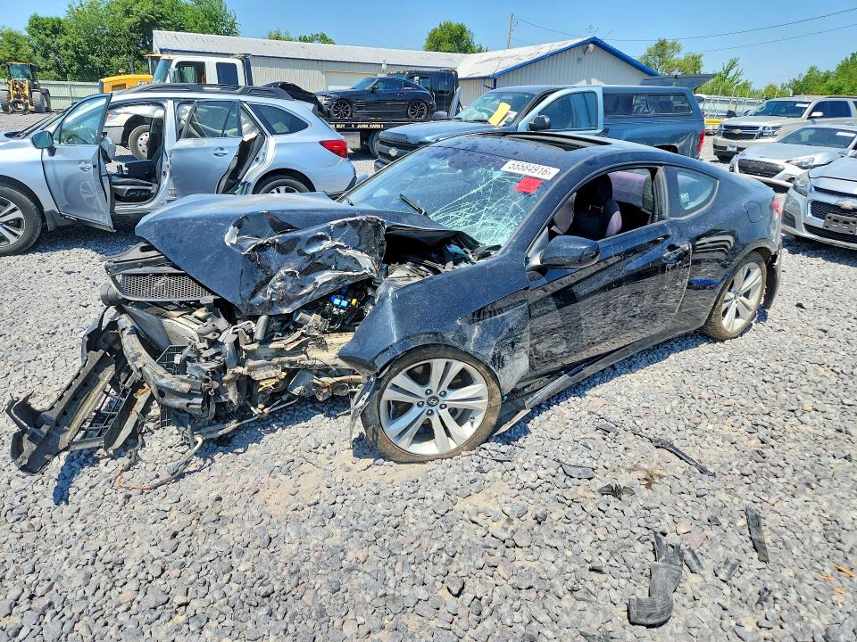2010 Hyundai Genesis Coupe მანქანა იყიდება აუქციონზე, vin: KMHHT6KD6AU005299, აუქციონის ნომერი: 55584916