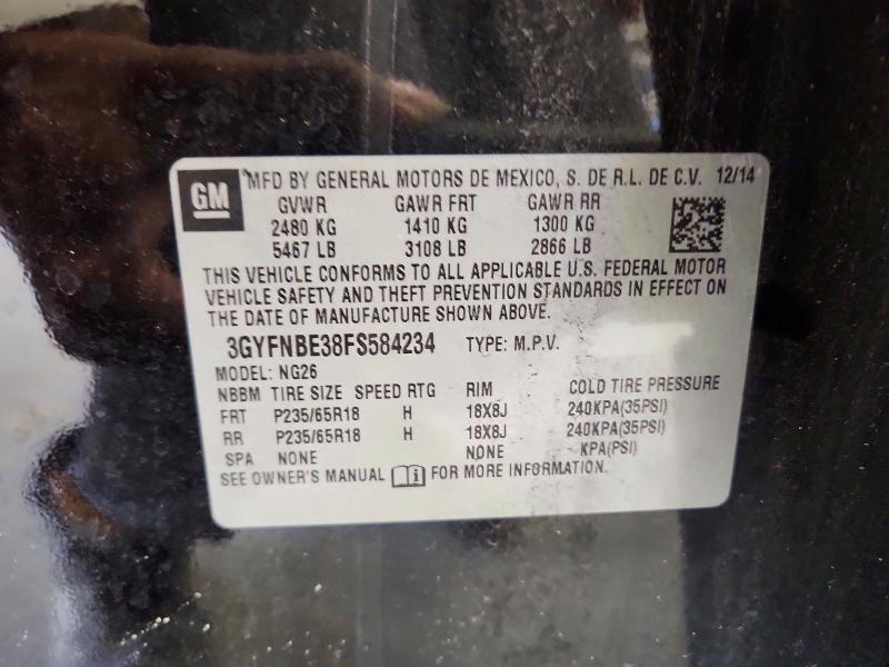 Продаж на аукціоні авто 2015 Cadillac Srx, vin: 3GYFNBE38FS584234, номер лоту: 57233816