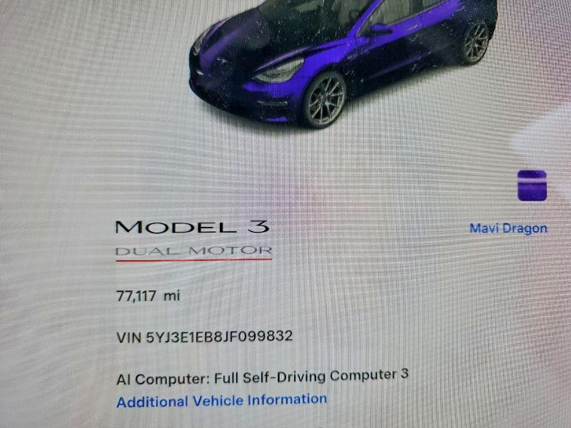 Продажа на аукционе авто 2018 Tesla Mdl 3, vin: 5YJ3E1EB8JF099832, номер лота: 56812336