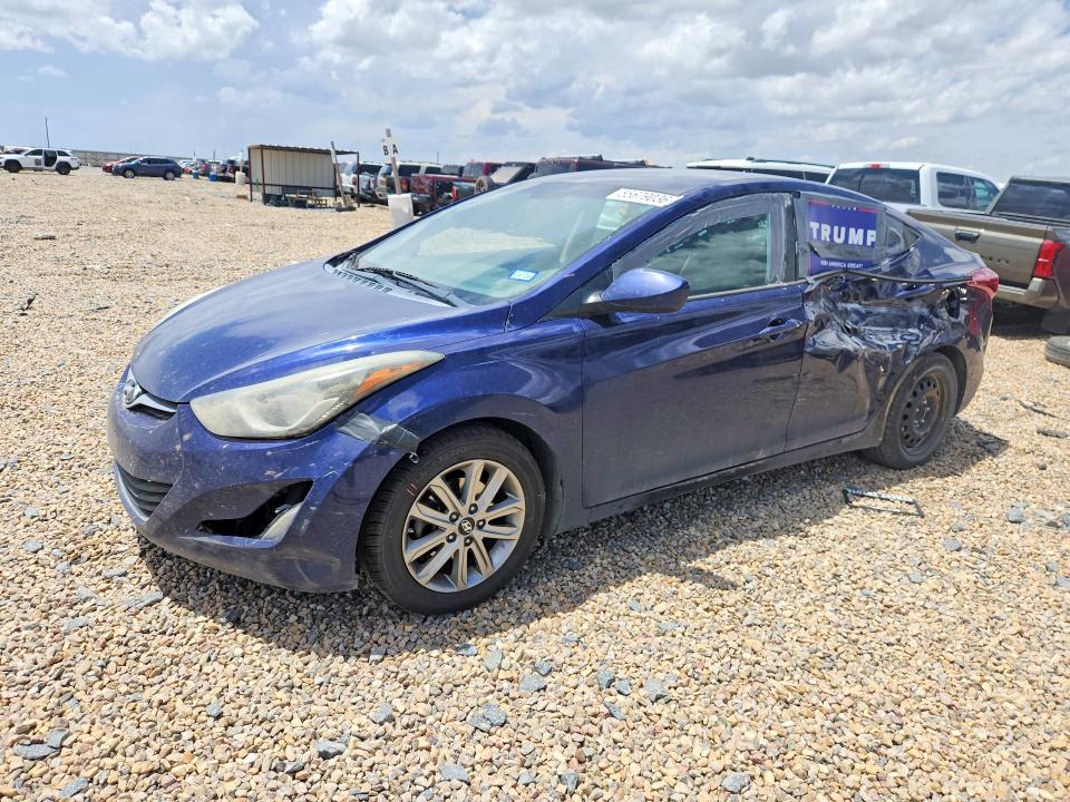 Продаж на аукціоні авто 2014 Hyundai Elantra, vin: 5NPDH4AE0EH524884, номер лоту: 55679036