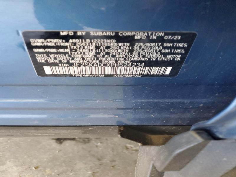 Aukcja sprzedaży 2023 Subaru Forester, vin: JF2SKADCXPH524234, numer aukcji: 56074896