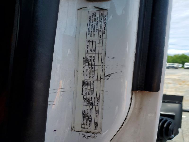 Продаж на аукціоні авто 2019 Peterbilt 579, vin: 1XPBA48X5KD600196, номер лоту: 57903226