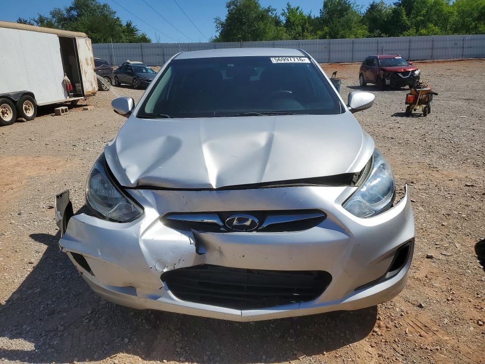 56997716 :رقم المزاد ، KMHCT5AE5EU164707 vin ، 2014 Hyundai Accent Gls مزاد بيع