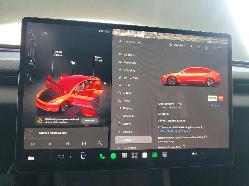 58129696 :رقم المزاد ، 5YJ3E1EA1RF825470 vin ، 2024 Tesla Model 3 مزاد بيع