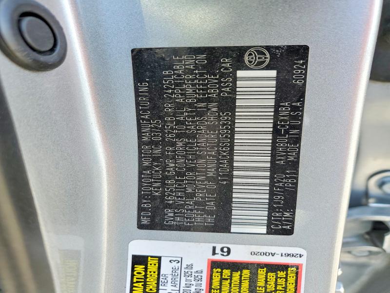 Продажа на аукционе авто 2025 Toyota Camry, vin: 4T1DAACK6SU595395, номер лота: 57470576