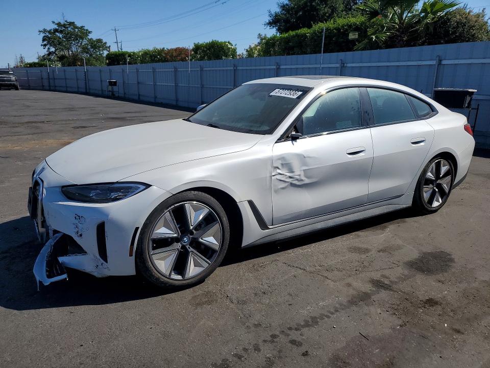 2023 Bmw I4 მანქანა იყიდება აუქციონზე, vin: WBY73AW07PFN85233, აუქციონის ნომერი: 57272936