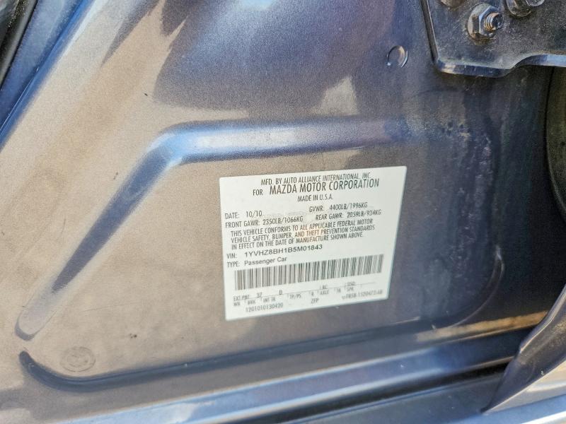 Продаж на аукціоні авто 2011 Mazda 6, vin: 1YVHZ8BH1B5M01843, номер лоту: 57491416