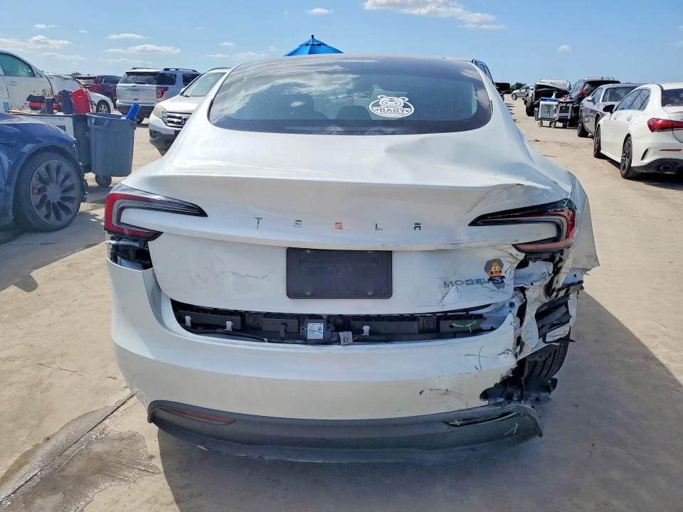 2025 Tesla Model 3 მანქანა იყიდება აუქციონზე, vin: 5YJ3E1EA3SF035643, აუქციონის ნომერი: 58119436