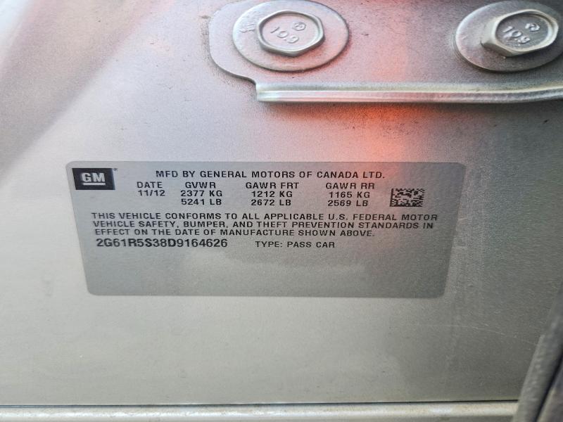 Продажа на аукционе авто 2013 Cadillac Xts, vin: 2G61R5S38D9164626, номер лота: 57423466