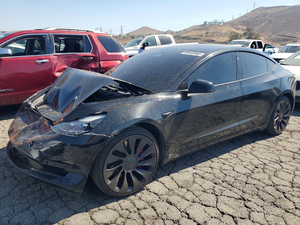 55405966 :رقم المزاد ، 5YJ3E1EC1MF984659 vin ، 2021 Tesla Model 3 مزاد بيع