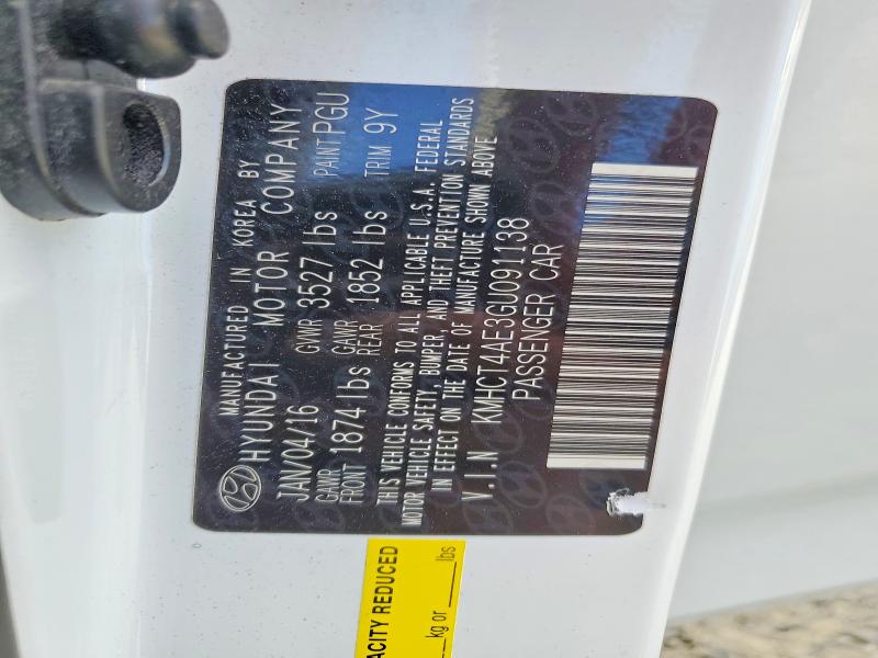 Продаж на аукціоні авто 2016 Hyundai Accent, vin: KMHCT4AE3GU091138, номер лоту: 56419326
