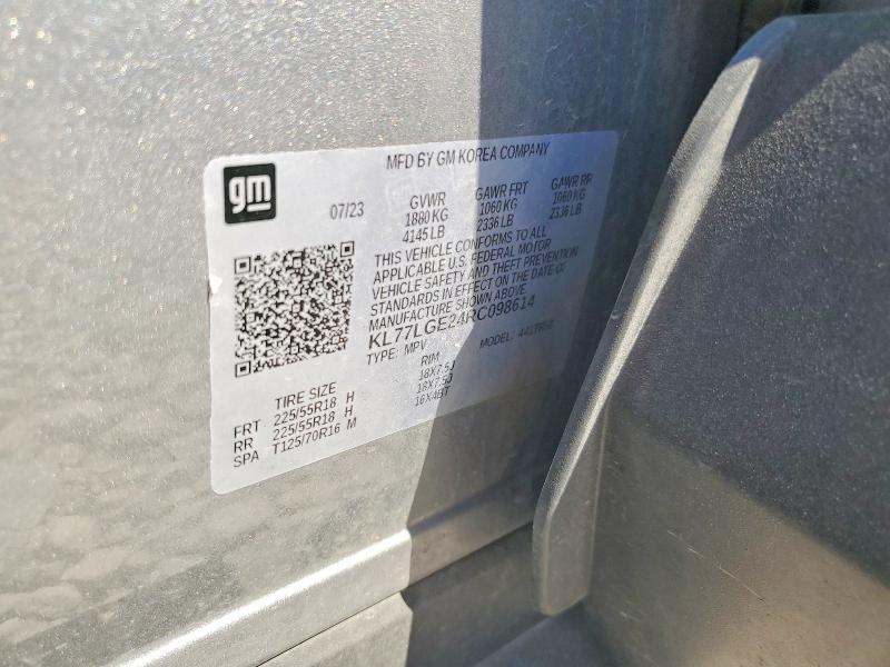 Продажа на аукционе авто 2024 Chevrolet Trax, vin: KL77LGE24RC098614, номер лота: 55377936