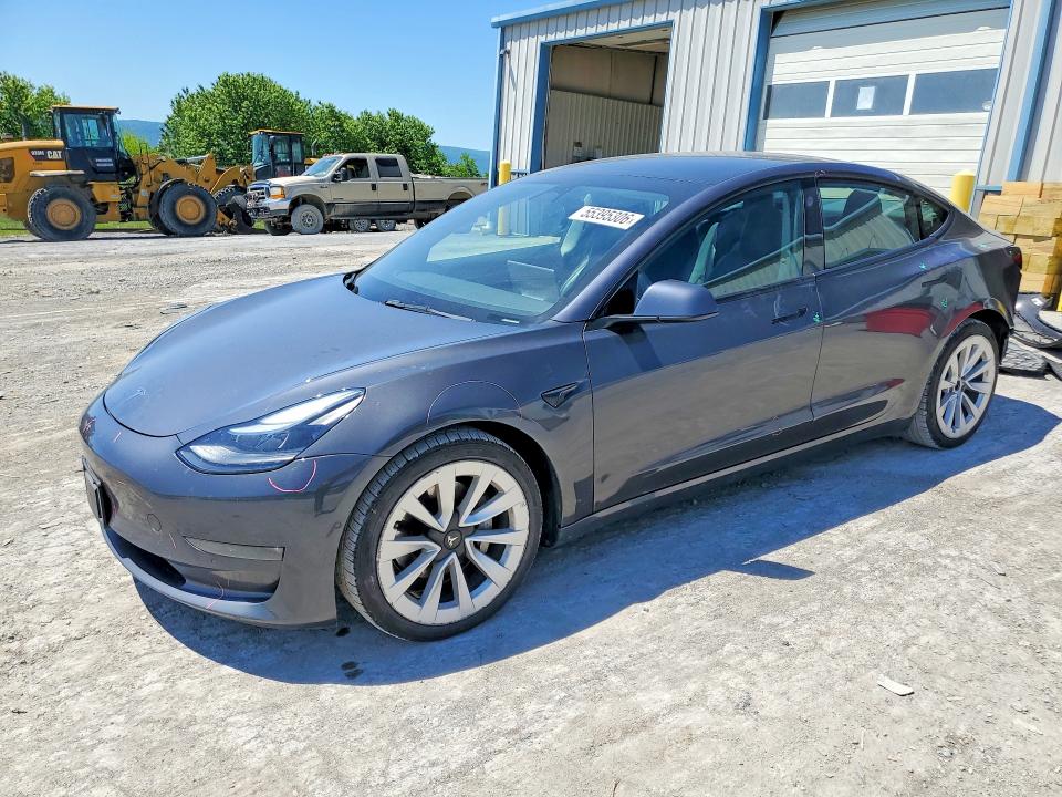 Aukcja sprzedaży 2022 Tesla Model 3, vin: 5YJ3E1EB5NF185136, numer aukcji: 55395306
