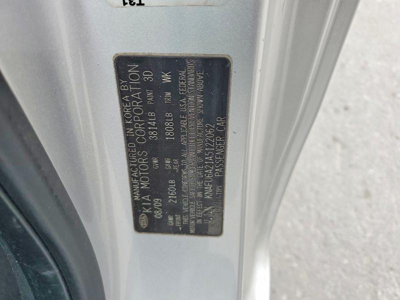Продаж на аукціоні авто 2010 Kia Forte, vin: KNAFU6A21A5122062, номер лоту: 56426846