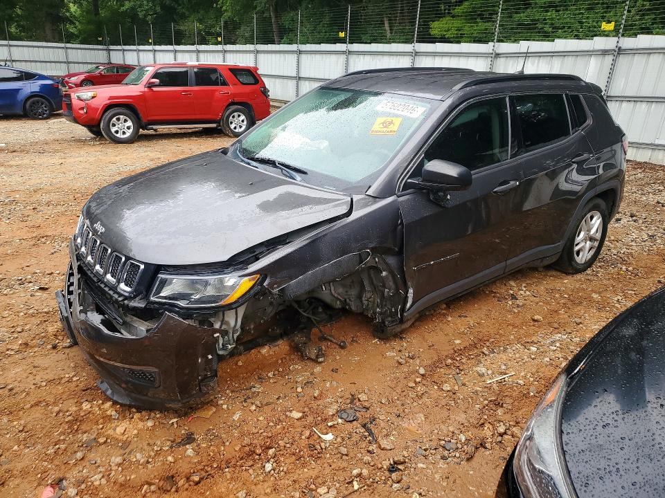 Auction sale of the 2019 Jeep Compass, vin: 3C4NJCAB8KT614076, lot number: 57602046