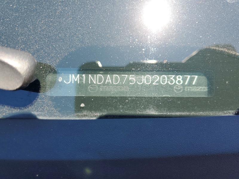 Aukcja sprzedaży 2018 Mazda Mx-5 Miata, vin: JM1NDAD75J0203877, numer aukcji: 58321766