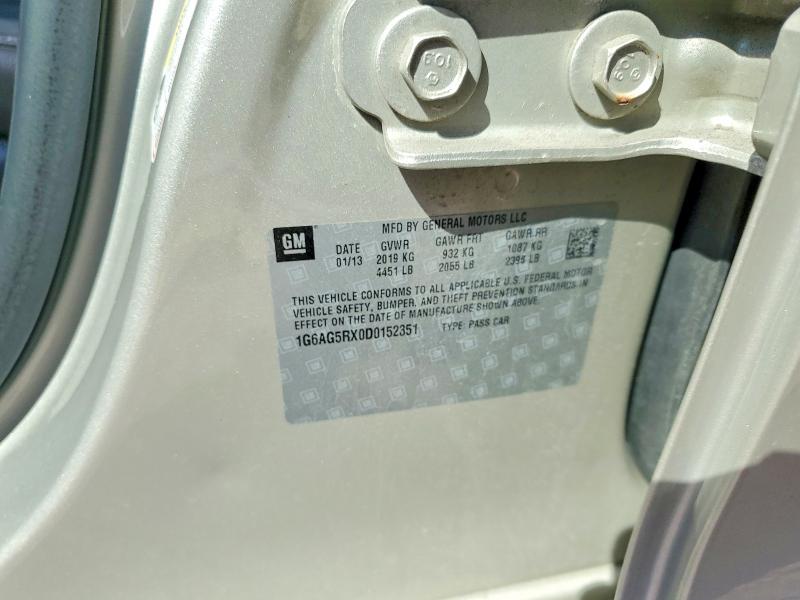2013 Cadillac Ats მანქანა იყიდება აუქციონზე, vin: 1G6AG5RX0D0152351, აუქციონის ნომერი: 58728866