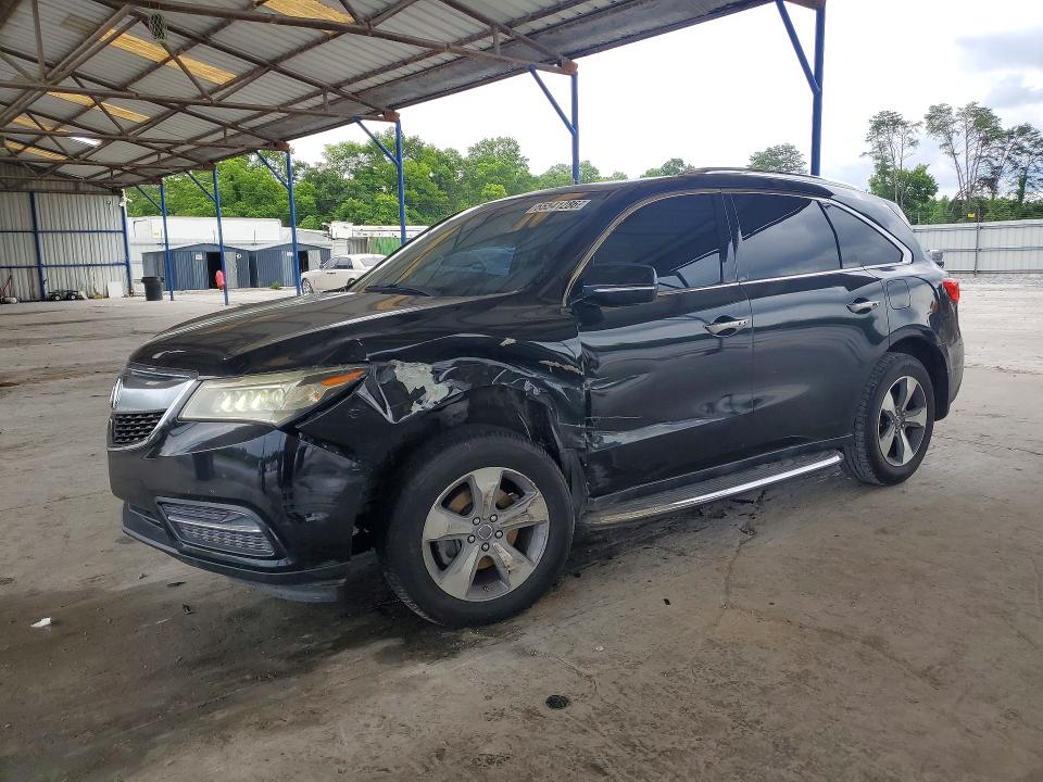 2014 Acura Mdx მანქანა იყიდება აუქციონზე, vin: 5FRYD3H29EB006580, აუქციონის ნომერი: 55541286
