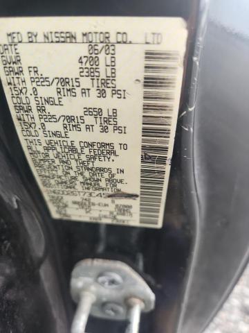 56242716 :رقم المزاد ، 1N6DD26T73C452871 vin ، 2003 Nissan Frontier مزاد بيع