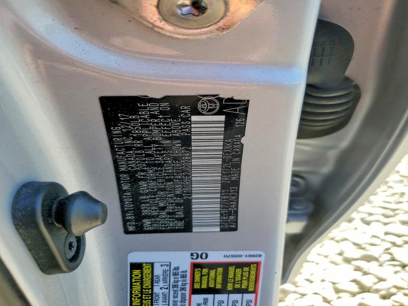 58748676 :رقم المزاد ، 2T1BURHE2JC028472 vin ، 2018 Toyota Corolla مزاد بيع