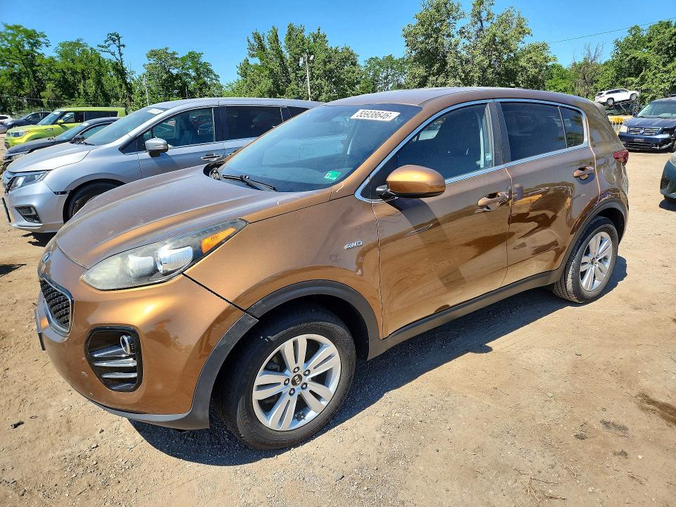 2017 Kia Sportage მანქანა იყიდება აუქციონზე, vin: KNDPMCAC1H7033248, აუქციონის ნომერი: 55938646