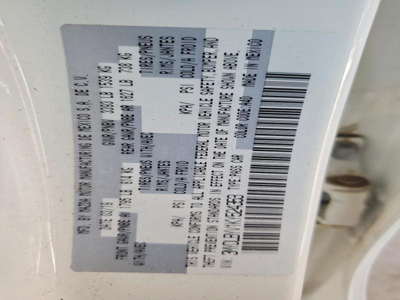 57139446 :رقم المزاد ، 3MYDLBYV1KY524353 vin ، 2019 Toyota Yaris مزاد بيع