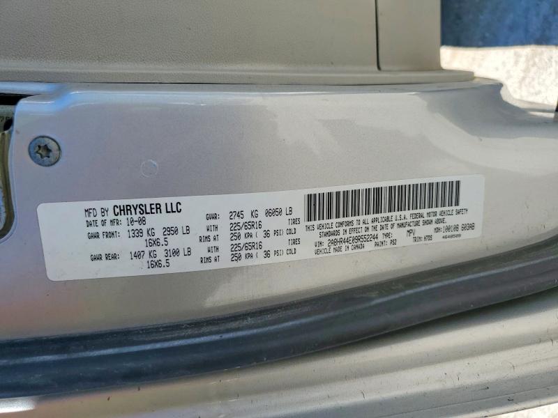 Продажа на аукционе авто 2009 Chrysler Town & Country, vin: 2A8HR44E09R552244, номер лота: 56335116
