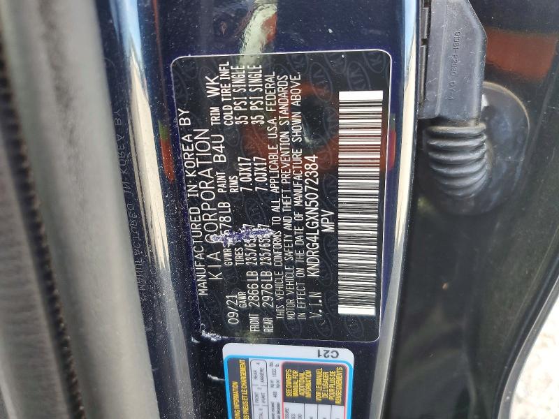 58833296 :رقم المزاد ، KNDRG4LGXN5072384 vin ، 2022 Kia Sorento مزاد بيع