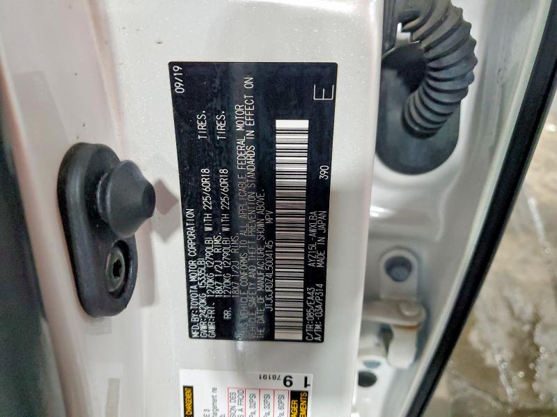 Aukcja sprzedaży 2020 Lexus Nx, vin: JTJGJRDZ4L5004145, numer aukcji: 58839146
