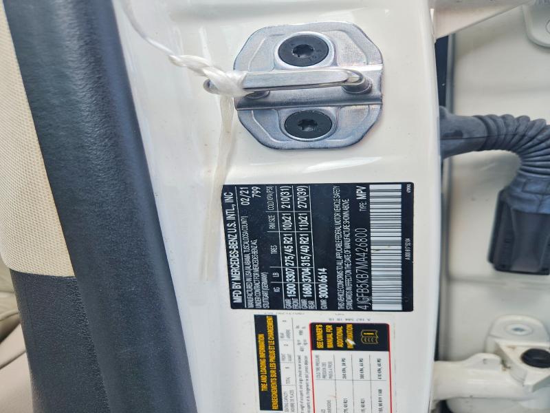 Продажа на аукционе авто 2021 Mercedes-benz Gle, vin: 4JGFB5KB7MA426800, номер лота: 57874506