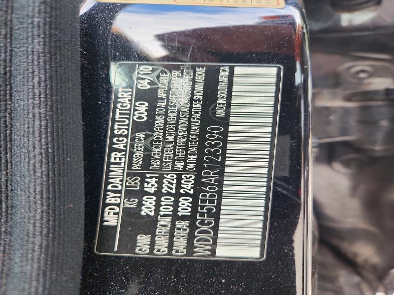 Aukcja sprzedaży 2010 Mercedes-benz C, vin: WDDGF5EB6AR123390, numer aukcji: 55899826