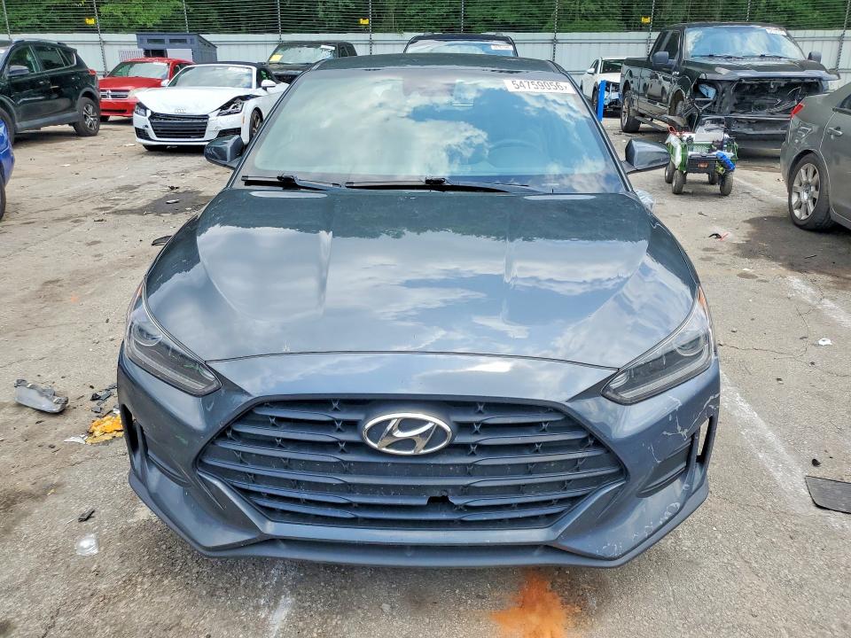 2019 Hyundai Veloster მანქანა იყიდება აუქციონზე, vin: KMHTG6AF0KU019895, აუქციონის ნომერი: 54759056