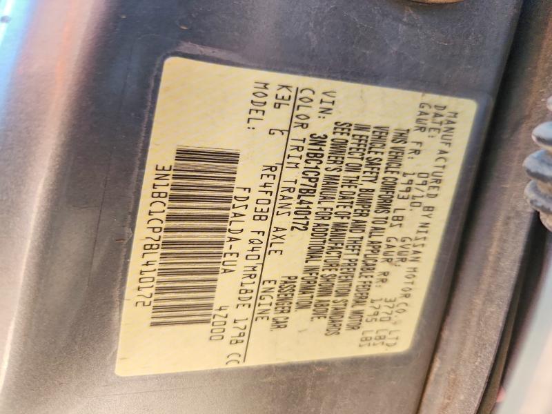 2011 Nissan Versa მანქანა იყიდება აუქციონზე, vin: 3N1BC1CP7BL410172, აუქციონის ნომერი: 56477506