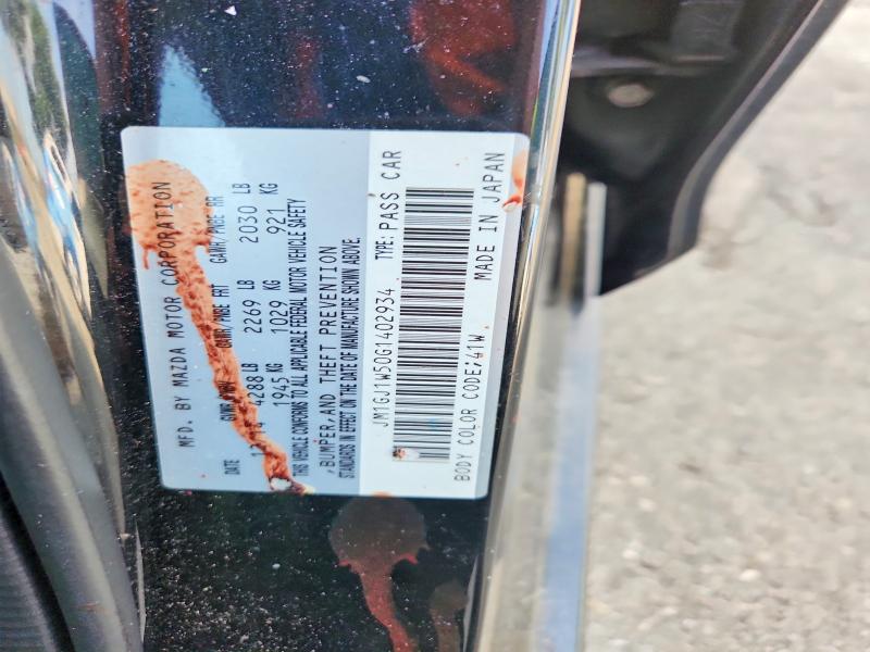 2016 Mazda 6 მანქანა იყიდება აუქციონზე, vin: JM1GJ1W50G1402934, აუქციონის ნომერი: 85620255