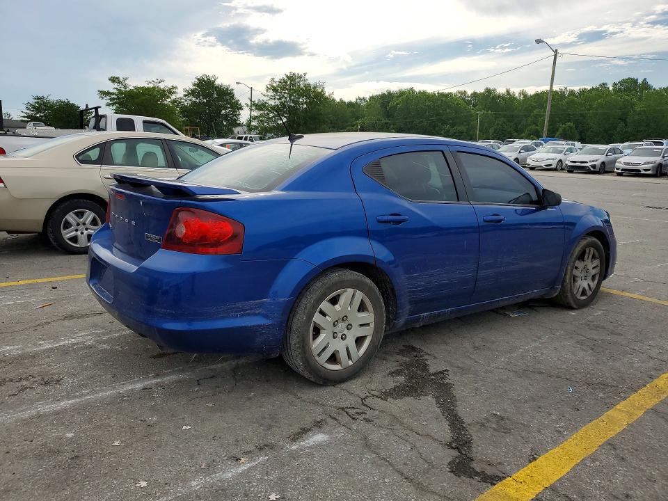 57021736 :رقم المزاد ، 1C3CDZAG2DN748120 vin ، 2013 Dodge Avenger مزاد بيع