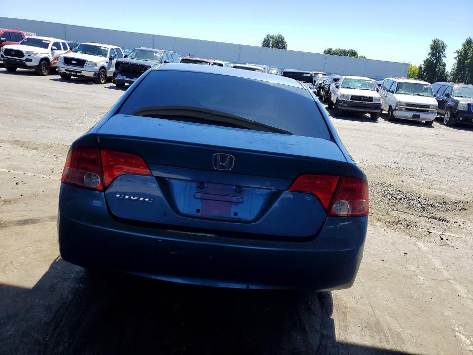 53828246 :رقم المزاد ، 1HGFA16866L032292 vin ، 2006 Honda Civic مزاد بيع
