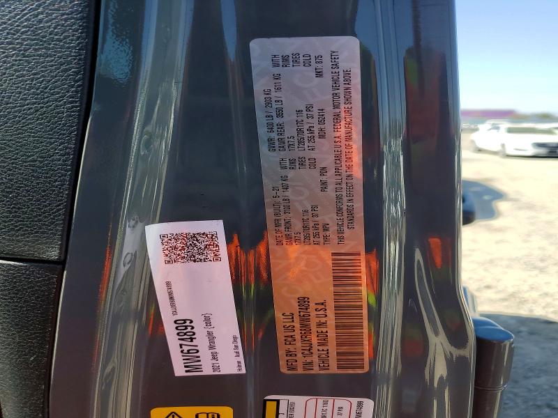 Продаж на аукціоні авто 2021 Jeep Wrangler Unlimited, vin: 1C4JJXR68MW674899, номер лоту: 56137876
