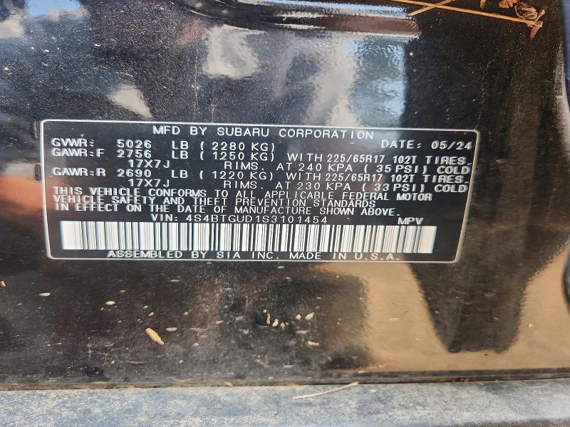 Продажа на аукционе авто 2025 Subaru Outback, vin: 4S4BTGUD1S3101454, номер лота: 57807476