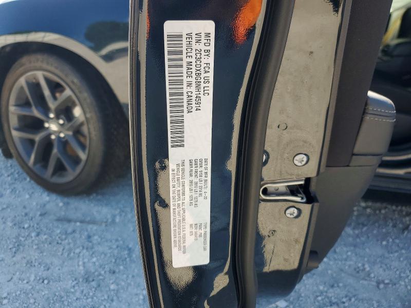 2022 Dodge Charger მანქანა იყიდება აუქციონზე, vin: 2C3CDXBG8NH145914, აუქციონის ნომერი: 53446736